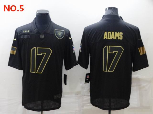 Men's Las Vegas Raiders 17 Davante Adams Jesrey NO.5;